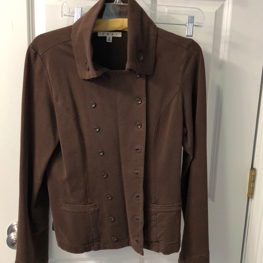 Cabi Brown double breasted jacket